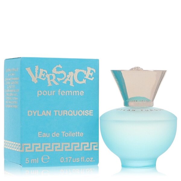 Versace Pour Femme Dylan Turquoise Mini Edt 0.17 Oz For Women