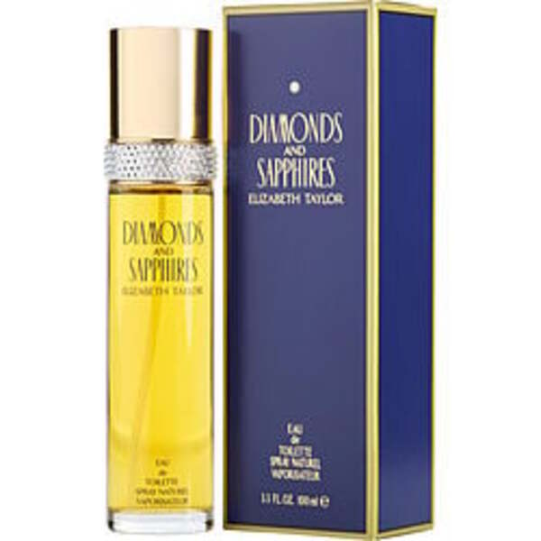 DIAMONDS & SAPPHIRES by Elizabeth Taylor EDT SPRAY 3.3 OZ For Women