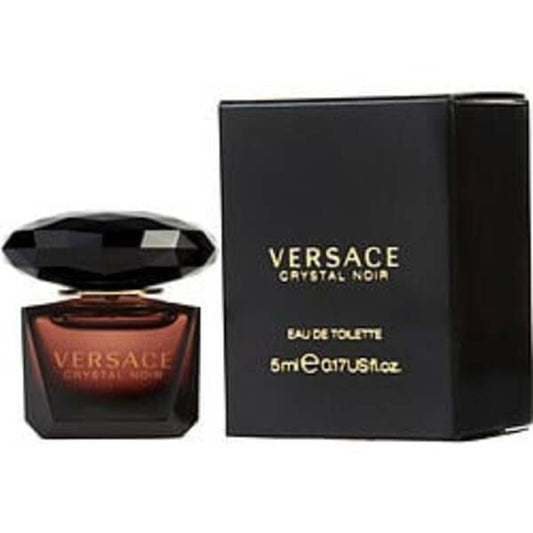 VERSACE CRYSTAL NOIR by Gianni Versace EDT 0.17 OZ MINI For Women