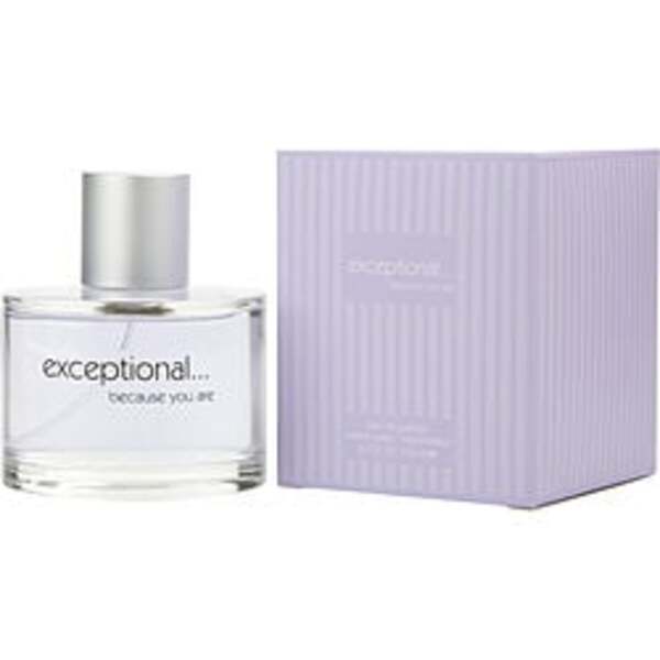 EXCEPTIONAL-BECAUSE YOU ARE by Exceptional Parfums EAU DE PARFUM SPRAY 3.4 OZ For Women