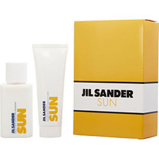 JIL SANDER SUN by Jil Sander EDT SPRAY 2.5 OZ & HAIR AND BODY SHAMPOO 2.5 OZ For Women