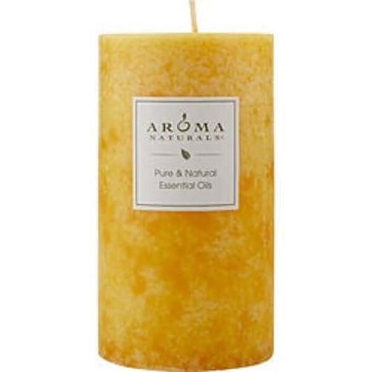 RELAXING AROMATHERAPY by Relaxing Aromatherapy ONE 2.75 X 5 inch PILLAR AROMATHERAPY CANDLE.  COMBINES THE ESSENTIAL OILS OF LAVENDER AND TANGERINE TO CREATE A FRAGRANCE THAT REDUCES STRESS.  BURNS APPROX. 70 HRS For Anyone