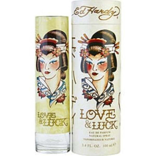 ED HARDY LOVE & LUCK by Christian Audigier EAU DE PARFUM SPRAY 3.4 OZ For Women