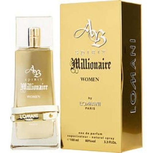 AB SPIRIT MILLIONAIRE by Lomani EAU DE PARFUM SPRAY 3.3 OZ For Women