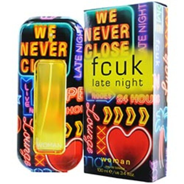 FCUK LATE NIGHT by French Connection EDT SPRAY 3.4 OZ For Women