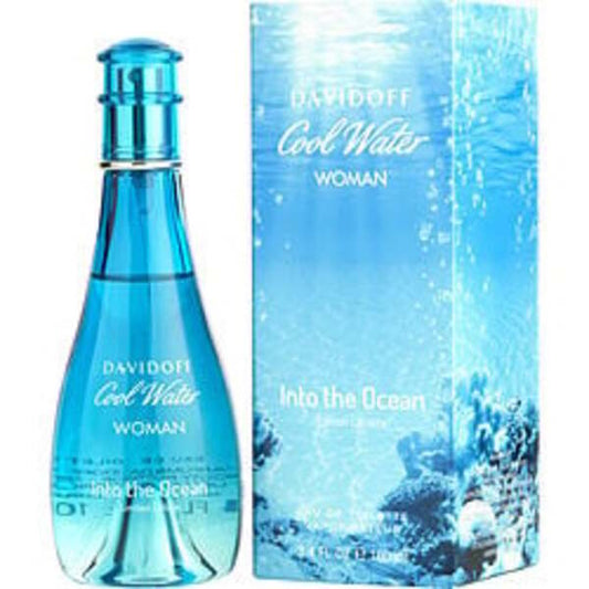 COOL WATER INTO THE OCEAN by Davidoff EDT SPRAY 3.4 OZ (LIMITED EDITION) For Women