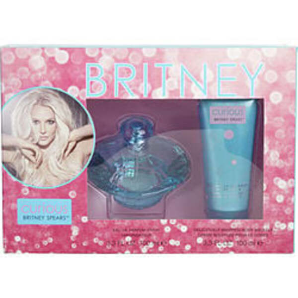 CURIOUS BRITNEY SPEARS by Britney Spears EAU DE PARFUM SPRAY 3.3 OZ & BODY SOUFFLE 3.3 OZ For Women