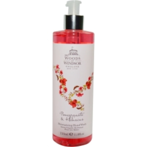 WOODS OF WINDSOR POMEGRANATE & HIBISCUS by Woods of Windsor HAND WASH 11.8 OZ For Women