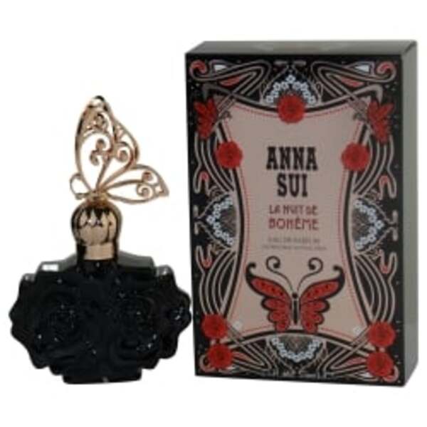 LA NUIT DE BOHEME BLACK by Anna Sui EAU DE PARFUM SPRAY 2.5 OZ For Women