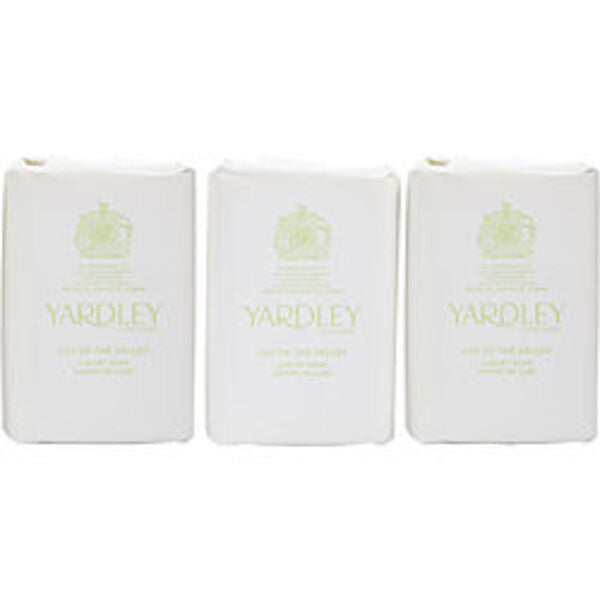 YARDLEY by Yardley LILY OF THE VALLEY LUXURY SOAPS 3 x 3.5 OZ EACH (NEW PACKAGING) For Women