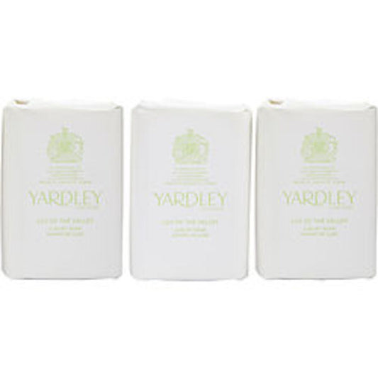 YARDLEY by Yardley LILY OF THE VALLEY LUXURY SOAPS 3 x 3.5 OZ EACH (NEW PACKAGING) For Women