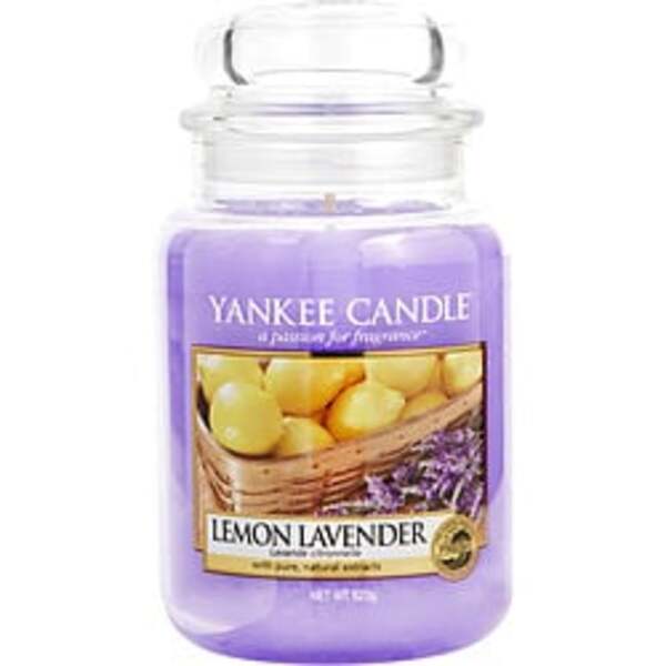 YANKEE CANDLE by Yankee Candle LEMON LAVENDER SCENTED LARGE JAR 22 OZ For Anyone