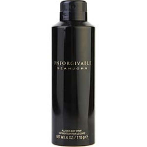 UNFORGIVABLE by Sean John BODY SPRAY 6 OZ For Men