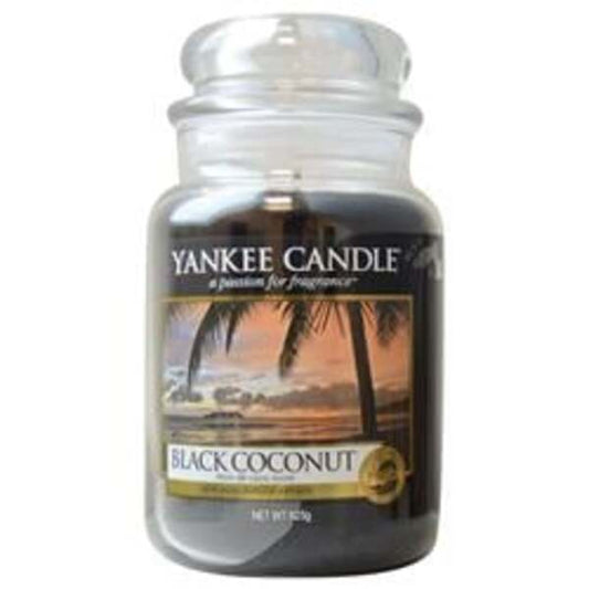 YANKEE CANDLE by Yankee Candle BLACK COCONUT SCENTED LARGE JAR 22 OZ For Anyone