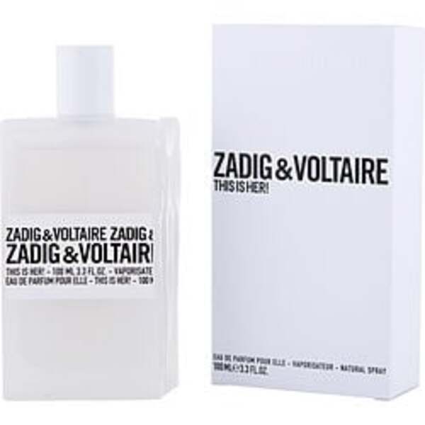 ZADIG & VOLTAIRE THIS IS HER! by Zadig & Voltaire EAU DE PARFUM SPRAY 3.3 OZ For Women