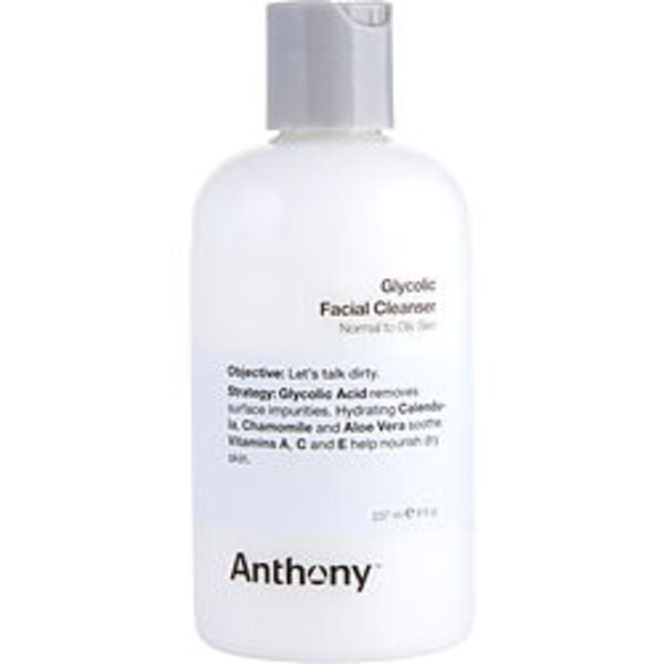 Anthony by Anthony Glycolic Facial Cleanser --8oz For Men