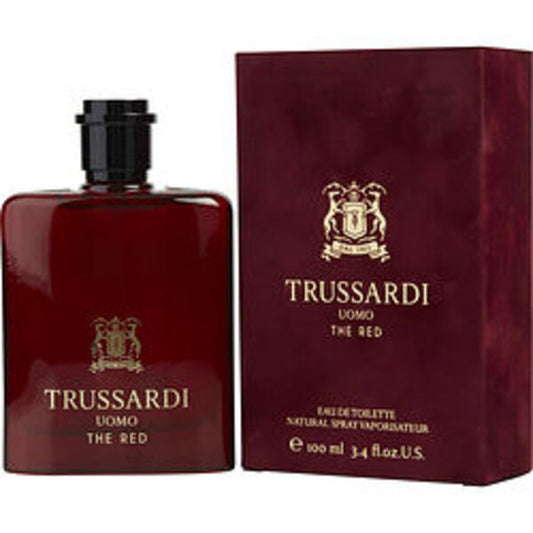 TRUSSARDI UOMO THE RED by Trussardi EDT SPRAY 3.4 OZ For Men