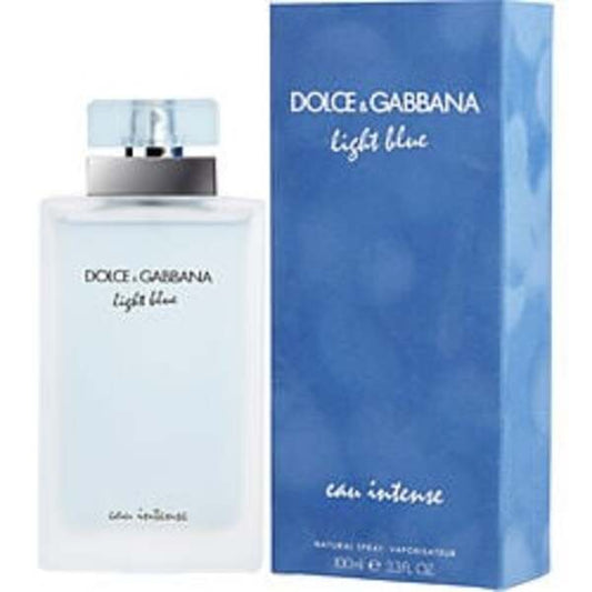 D & G LIGHT BLUE EAU INTENSE by Dolce & Gabbana EAU DE PARFUM SPRAY 3.3 OZ For Women