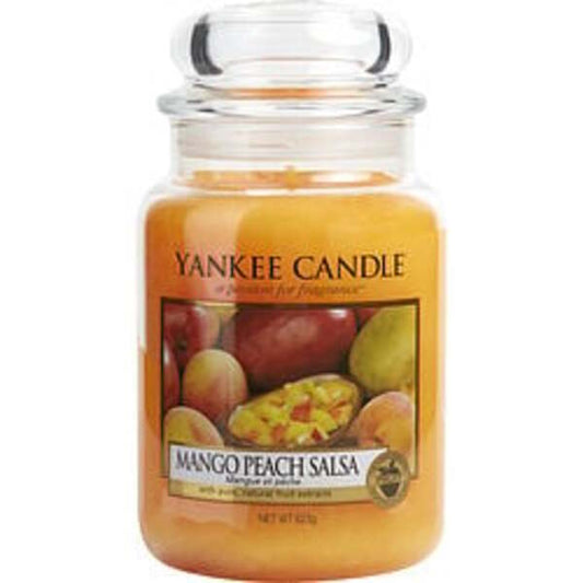 YANKEE CANDLE by Yankee Candle MANGO PEACH SALSA SCENTED LARGE JAR 22 OZ For Anyone