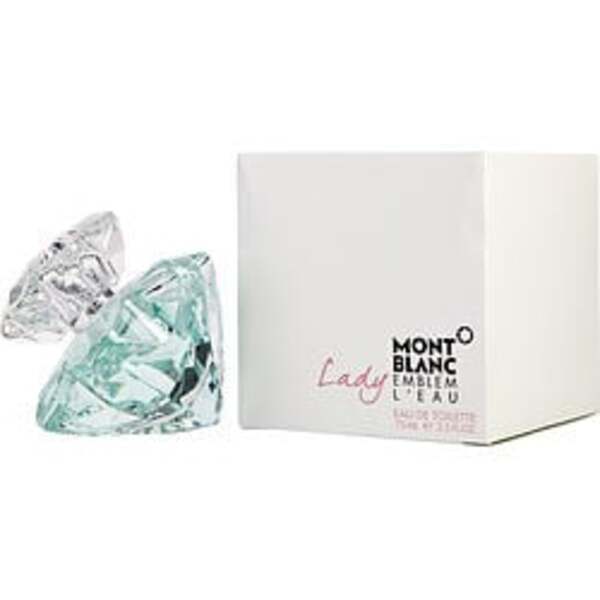 MONT BLANC LADY EMBLEM L'EAU by Mont Blanc EDT SPRAY 2.5 OZ For Women