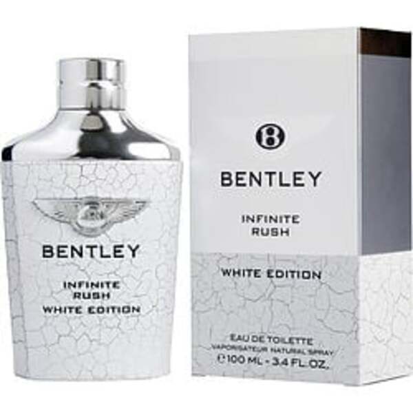 BENTLEY INFINITE RUSH by Bentley EDT SPRAY 3.4 OZ (WHITE EDITION) For Men