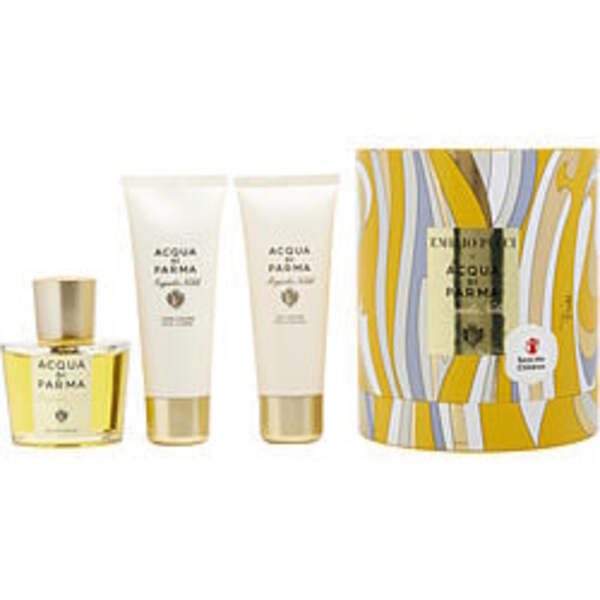 ACQUA DI PARMA MAGNOLIA NOBILE by Acqua di Parma EAU DE PARFUM SPRAY 3.4 OZ & BODY CREAM 2.5 OZ & BATH AND SHOWER GEL 2.5 OZ For Women