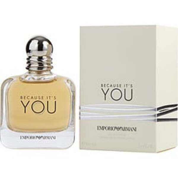 EMPORIO ARMANI BECAUSE IT'S YOU by Giorgio Armani EAU DE PARFUM SPRAY 3.4 OZ For Women