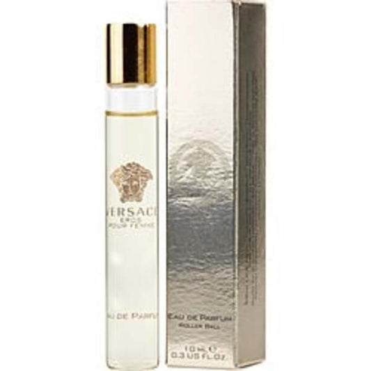 VERSACE EROS POUR FEMME by Gianni Versace EAU DE PARFUM ROLLERBALL 0.3 OZ MINI For Women