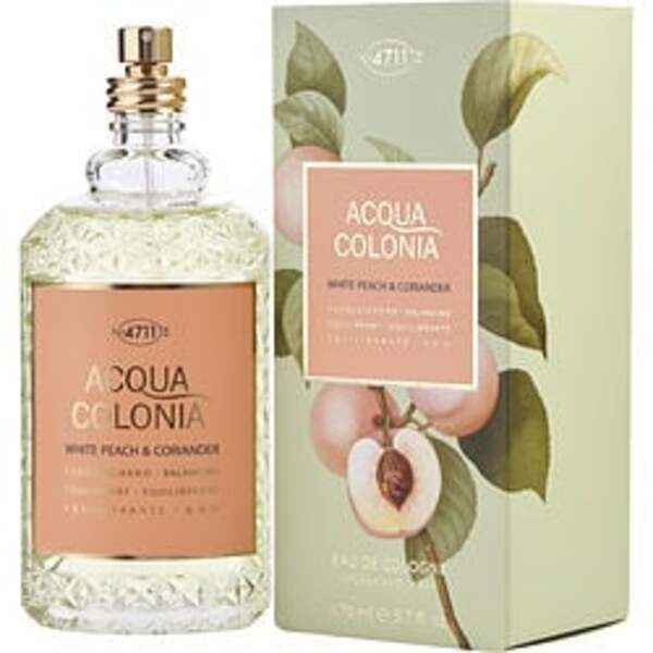 4711 ACQUA COLONIA WHITE PEACH & CORIANDER by 4711 EAU DE COLOGNE SPRAY 5.7 OZ For Women