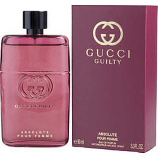 GUCCI GUILTY ABSOLUTE POUR FEMME by Gucci EAU DE PARFUM SPRAY 3 OZ For Women