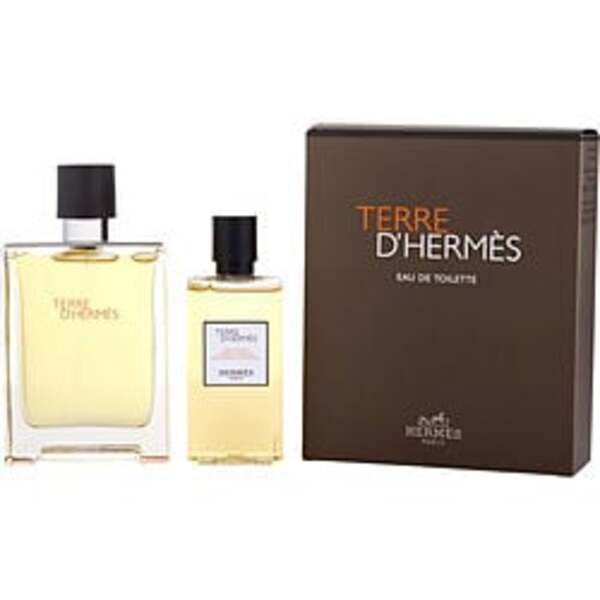 TERRE D'HERMES by Hermes EDT SPRAY 3.3 OZ & HAIR AND BODY SHOWER GEL 2.7 OZ For Men