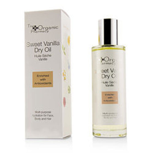 The Organic Pharmacy by The Organic Pharmacy Sweet Vanilla Dry Oil - Multi-use For Face, Body & Hair  --100ml/3.4oz For Women