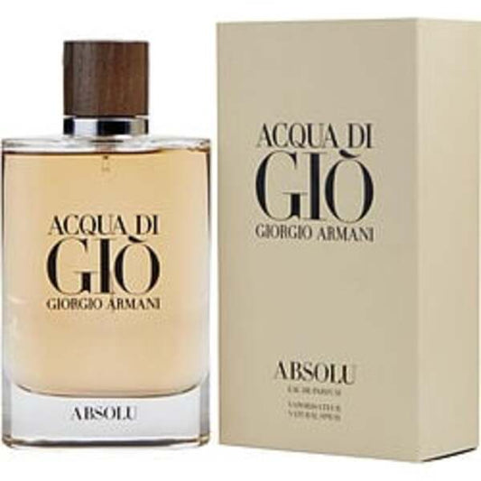 ACQUA DI GIO ABSOLU by Giorgio Armani EAU DE PARFUM SPRAY 4.2 OZ For Men