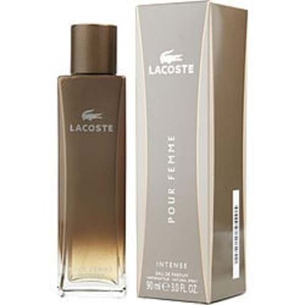 LACOSTE POUR FEMME INTENSE by Lacoste EAU DE PARFUM SPRAY 3 OZ For Women