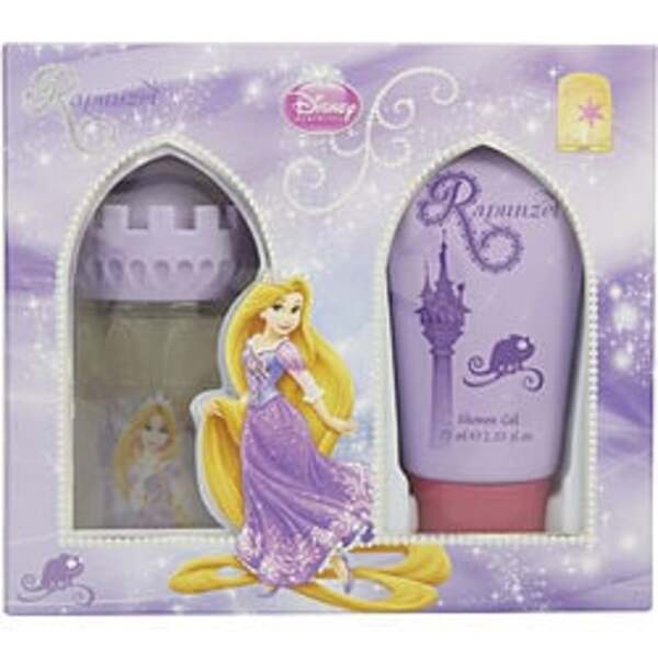 TANGLED RAPUNZEL by Disney EDT SPRAY 1.7 OZ (CASTLE PACKAGING) & SHOWER GEL 2.5 OZ For Women