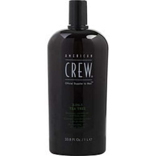 AMERICAN CREW by American Crew 3 IN 1 TEA TREE (SHAMPOO, CONDITIONER, BODY WASH) 33.8 OZ For Men