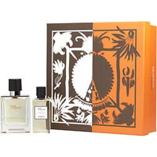 TERRE D'HERMES by Hermes EDT SPRAY 1.6 OZ & SHOWER GEL 1.35 OZ For Men