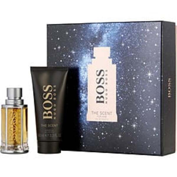 BOSS THE SCENT by Hugo Boss EDT SPRAY 1.6 OZ & SHOWER GEL 3.3 OZ For Men