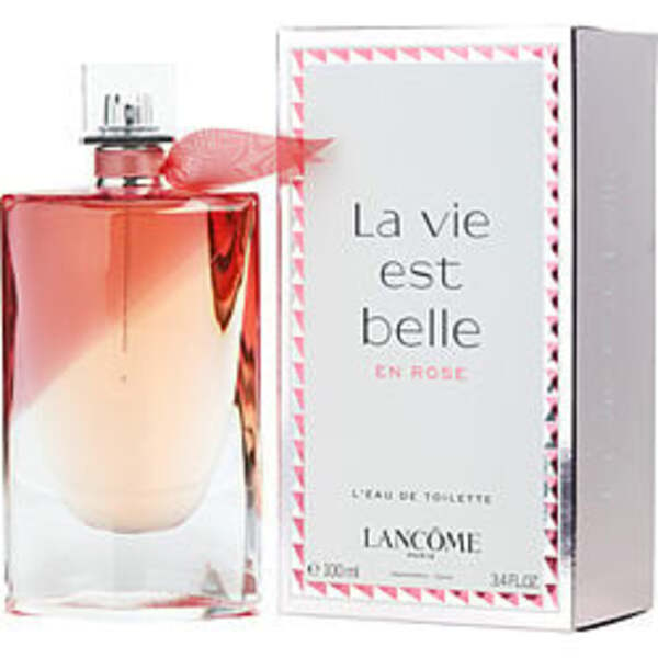 LA VIE EST BELLE EN ROSE by Lancome EDT SPRAY 3.4 OZ For Women