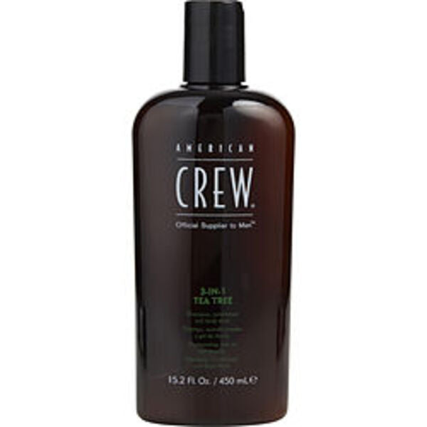 AMERICAN CREW by American Crew 3 IN 1 TEA TREE (SHAMPOO, CONDITIONER, BODY WASH) 15.2 OZ For Men