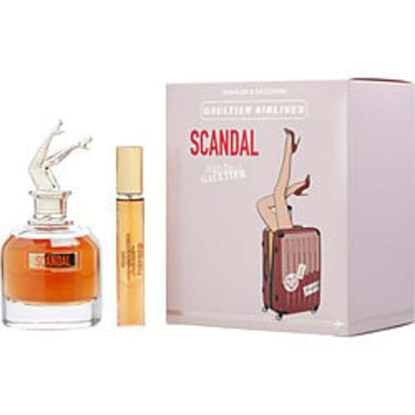 JEAN PAUL GAULTIER SCANDAL by Jean Paul Gaultier EAU DE PARFUM SPRAY 2.7 OZ & EAU DE PARFUM SPRAY 0.67 OZ (TRAVEL OFFER) (PACKAGING MAY VARY) For Women