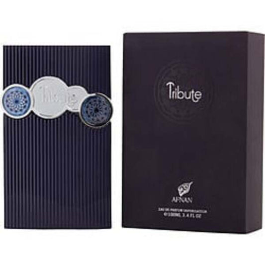 AFNAN TRIBUTE BLUE by Afnan Perfumes EAU DE PARFUM SPRAY 3.4 OZ For Anyone