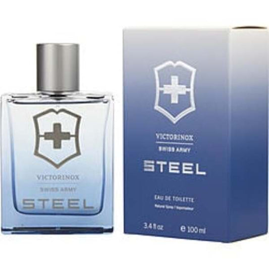 SWISS ARMY STEEL by Victorinox EDT SPRAY 3.4 OZ For Men