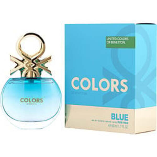 COLORS DE BENETTON BLUE by Benetton EDT SPRAY 1.7 OZ For Women