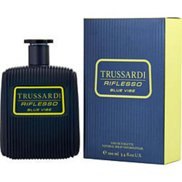 TRUSSARDI RIFLESSO BLUE VIBE by Trussardi EDT SPRAY 3.4 OZ For Men