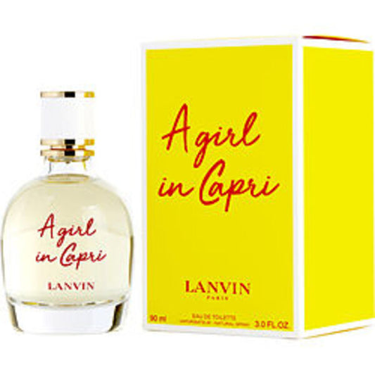 A GIRL IN CAPRI by Lanvin EDT SPRAY 3 OZ For Women