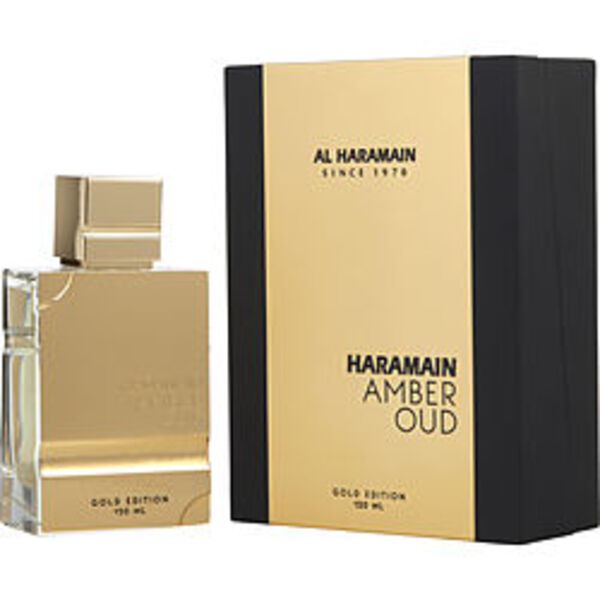 AL HARAMAIN AMBER OUD by Al Haramain EAU DE PARFUM SPRAY 4 OZ (GOLD EDITION) For Anyone