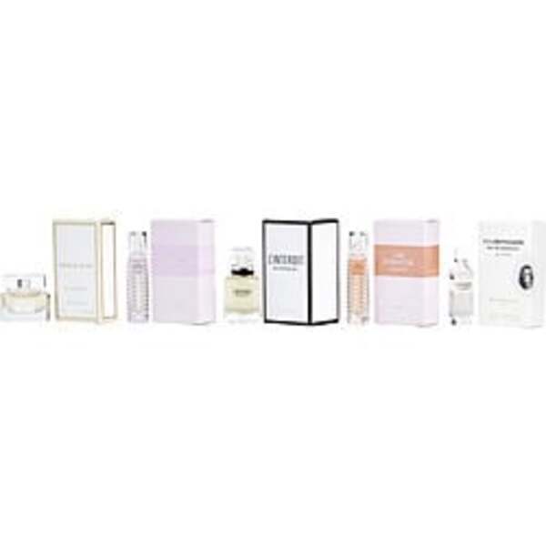 GIVENCHY VARIETY by Givenchy 5 PIECE MINI VARIETY WITH DAHLIA DIVIN 0.17 OZ & LIVE IRRESISTIBLE 0.10 OZ & L'INTERDIT 0.33 OZ & LIVE IRRESISTIBLE BLOSSOM CRUSH 0.10 OZ & EAU DEMOISELLE EAU FLORALE 0.14 OZ AND ALL ARE MINIS For Women