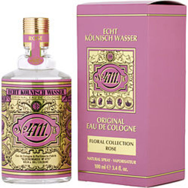 4711 FLORAL COLLECTION by 4711 ROSE EAU DE COLOGNE SPRAY 3.4 OZ For Anyone