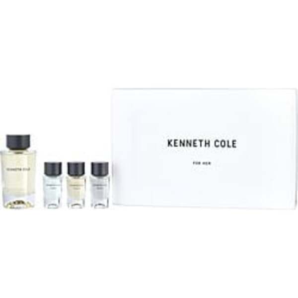 KENNETH COLE VARIETY by Kenneth Cole 4 PIECE MINI VARIETY WITH KENNETH COLE FOR HER EDP 3.4 OZ & INTENSITY & ENERGY & SERENITY AND ALL ARE EDT SPRAY 0.5 OZ For Women